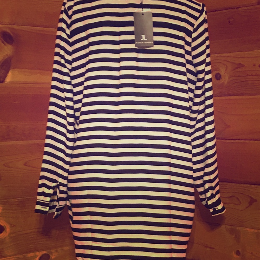 Jules and Leopold striped blouse NWT